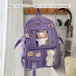 Korean Style Cute Campus Student Backpack - Large Capacity Laptop Bag for Girls