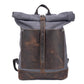 Top Quality Canvas & Cowhide Travel Backpack - 16 Inch Laptop Bag