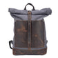 Top Quality Canvas & Cowhide Travel Backpack - 16 Inch Laptop Bag