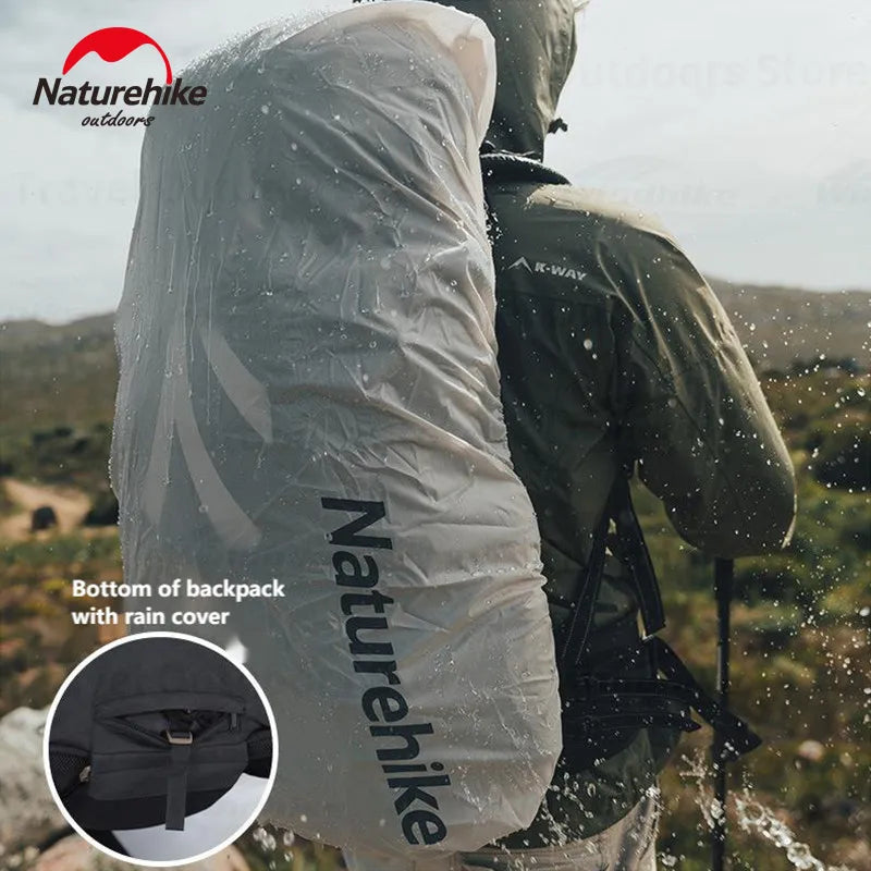70L+5L Waterproof Hiking Backpack - Lightweight Mountaineering & Camping Pack with Rain Cover