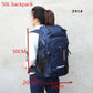 50L/80L Outdoor Climbing Travel Backpack - Sports Camping Hiking Rucksack