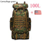 80L/100L Mountaineering Tactical Backpack - Large Climbing Bag for Hiking & Camping