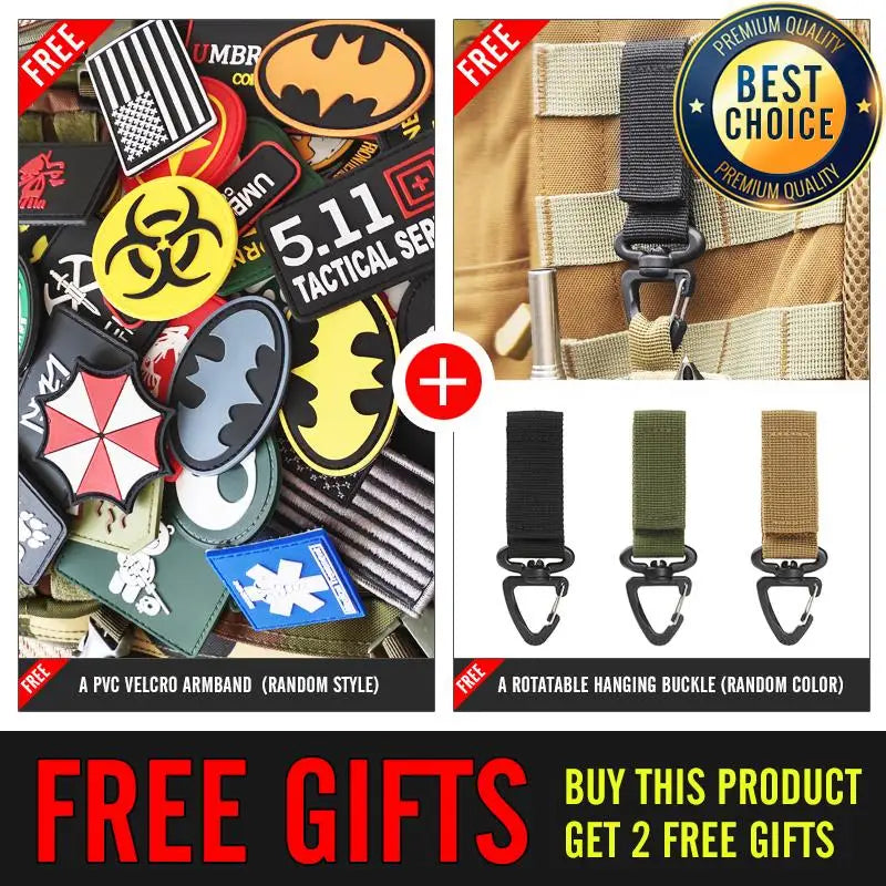 Tactical Reflective Molle Camouflage Backpack - Assault Rucksack