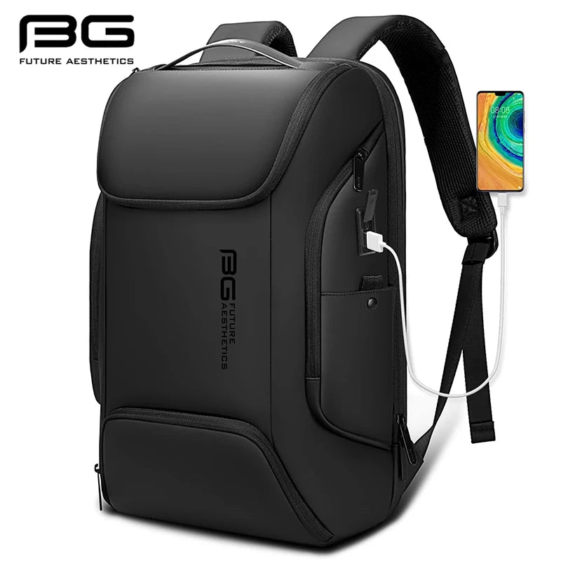 Business USB Charging Smart Backpack - 15.6 Inch Laptop Commute Bag for Men