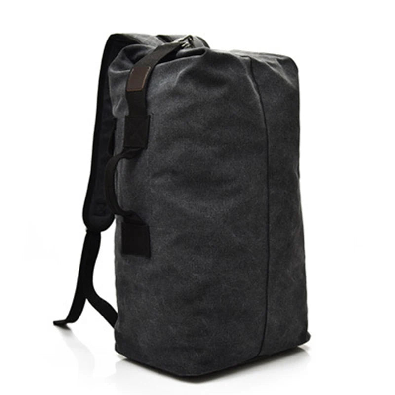 Large Tactical Military Canvas Backpack - Travel Climbing Shoulder Bag