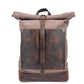 Top Quality Canvas & Cowhide Travel Backpack - 16 Inch Laptop Bag