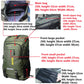 50L/80L Outdoor Climbing Travel Backpack - Sports Camping Hiking Rucksack