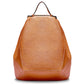 Genuine Leather Classic Backpack - Stylish Knapsack Satchel Purse for Women
