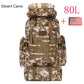 80L/100L Mountaineering Tactical Backpack - Large Climbing Bag for Hiking & Camping