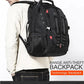 45L Travel Backpack with USB Port - 15.6 Inch Laptop Anti-Theft Bag for Teens