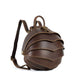 Handmade Vintage Beetle Backpack - Genuine Top-Grain Cowhide Leather Daypack