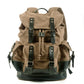 Outdoor Canvas Leather Backpack - Large Capacity Travel and Climbing Bag for Men