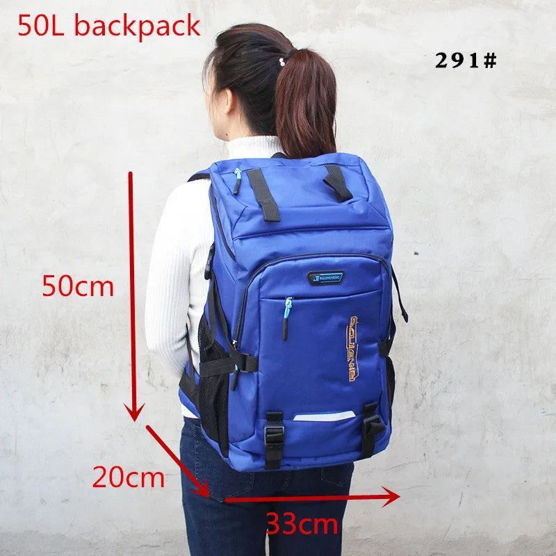 50L/80L Outdoor Climbing Travel Backpack - Sports Camping Hiking Rucksack