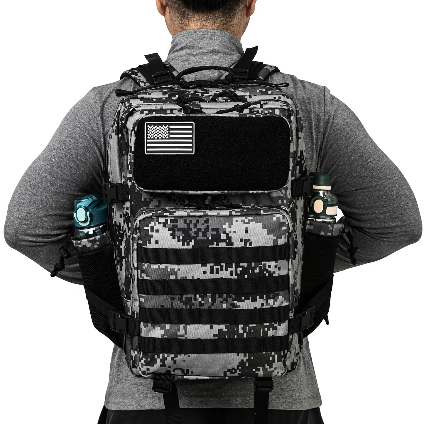 45L Tactical Backpack - Outdoor Camping Hiking Survival Rucksack