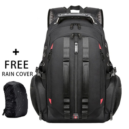 45L Travel Backpack with USB Port - 15.6 Inch Laptop Anti-Theft Bag for Teens