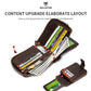 Genuine Leather RFID Multi-Function Wallet - Coin Purse Storage Bag