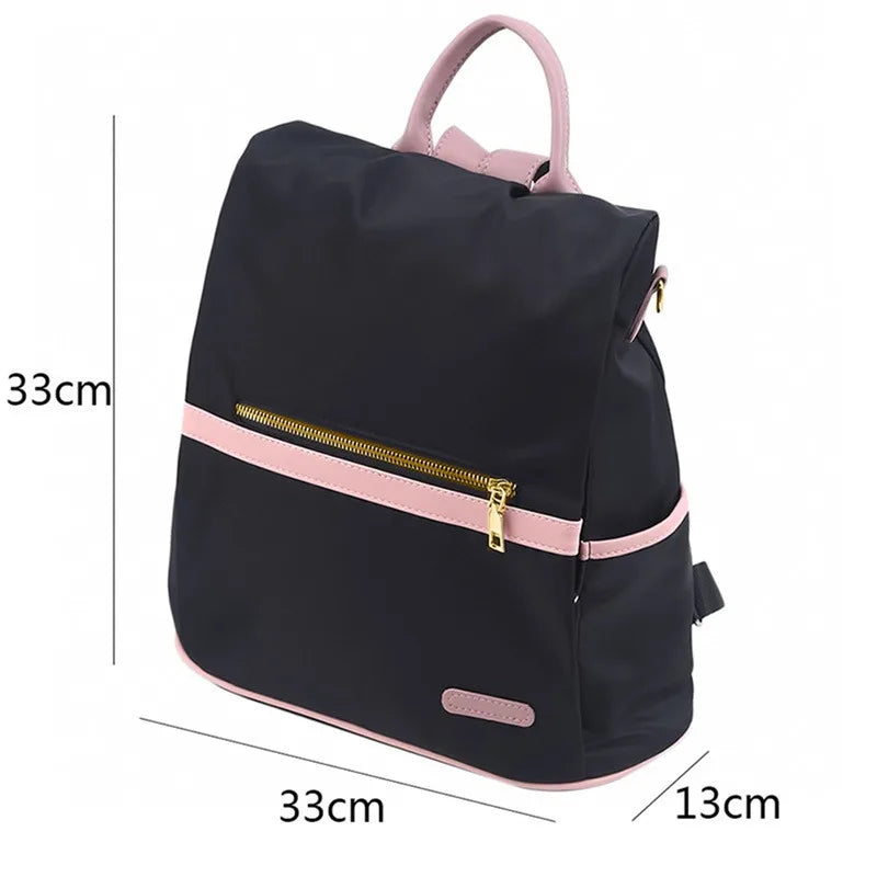 Casual Oxford Backpack for Women - Waterproof School Bag for Teenage Girls